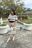 Coastal Waves Knit Two Piece Set