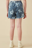 Flower Power Mommy + Me Denim Shorts