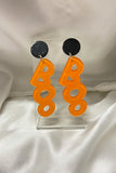 BOO Glitter Drop Earrings