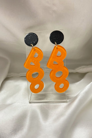 BOO Glitter Drop Earrings