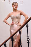 Ladivine CA121 Long Fitted Gown Embellished Corset Bodice Sweetheart