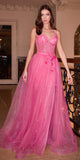 Ladivine CB146 Short Prom Dress With Removable Overskirt