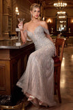 Ladivine CC0689 Dress Off The Shoulder Crystal Embellished Gown