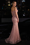 Ladivine CC341 Beaded Off The Shoulder Fit & Flare Gown