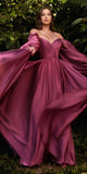 Cinderella Divine CD243 Long Sleeve A-Line Dress