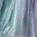 Ladivine CD764 Metallic Fitted Pearl & Crystal Dress