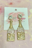 Holiday Cheer Champagne Earrings