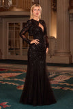 Ladivine CDS545 Strapless Mermaid Gown Floral Sequin