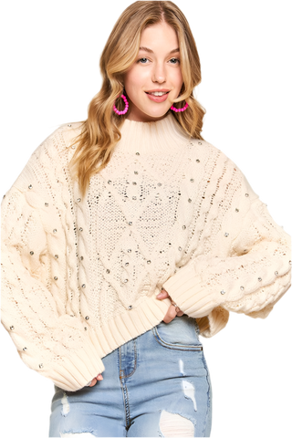 Razzle Dazzle Xmas Knit Top