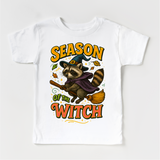 Season Of The Witch Raccoon Shirt - Halloween Tee