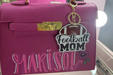 Football Mom Keychain