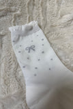 Sweet Bow Sparkle Crew Socks