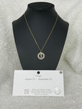 Zodiac Symbol Gold Dipped Necklace