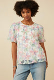 Pastel Petal Mommy + Me Mesh Top