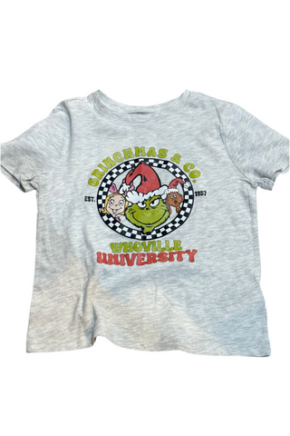 KJ Kreations Grinch's and Co Whoville University KIDS Tee (Size 5T)