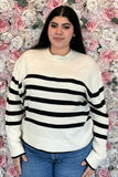 Effortless Chic Stripe Pullover Sweater