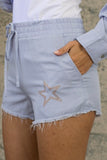 Super Star Embroidered Shorts