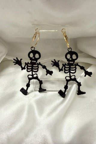 Spooky Skeleton Dangle Earrings
