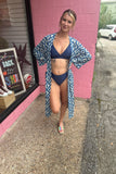 Indigo Tye Dye  Kimono