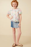 Pastel Petal Mommy + Me Mesh Top