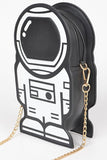 Space City Astronaut Crossbody Purse