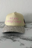 Not Your Average Cowgirl Two-Tone Trucker Hat