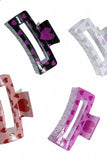 Sweetheart Crush Hair Claw Clip
