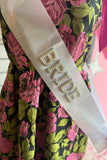 Sparkling Bride-to-Be Satin Sash