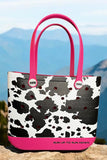 Venture Sack Cow Print Pink Medium - S2S Outfitters