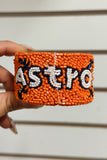 Astros Houston Baseball Beaded Cuff Bracelet