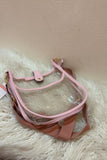 Blush Babe Clear Crossbody Bag