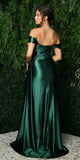 Nox Anabel E1043 Bustier Corset Satin Dress Detachable Off Shoulder Straps