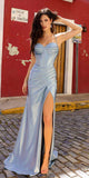 Nox Anabel E1044 Bustier Spaghetti Strap Corset A-Long Dress