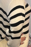 Effortless Chic Stripe Pullover Sweater