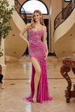 Nox Anabel E1531 Long Dress Fully Beaded Applique V-Neckline