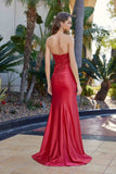 Nox Anabel E1889 Strapless Sweetheart Applique Prom Gown