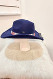 Stars & Stripes Rodeo Babe Felt Cowgirl Hat