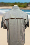 Grey Men's Button Down Fishing Shirts - S2S Outfitters