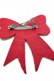 Red Zone Sequin Beaded Bow
