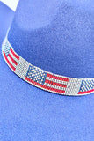 Stars & Stripes Rodeo Babe Felt Cowgirl Hat