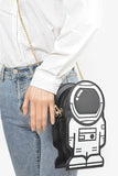 Space City Astronaut Crossbody Purse