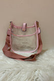Blush Babe Clear Crossbody Bag