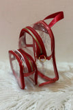 Clear Game Day Mini Backpack