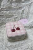 Cherry Picnic Travel Jewelry Box