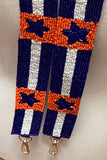 H-Town Baseball Beaded Bag Strap