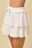 🏓 The Tennis Club Ruffle Tier Skort