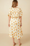 Golden Hour Garden Midi Dress