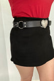 Rodeo Sweetheart Heart Buckle Belt