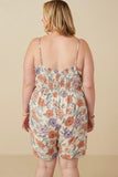 Curvy Blooming Romance Floral Romper