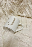 Initial “J” Speckled Ceramic Mug